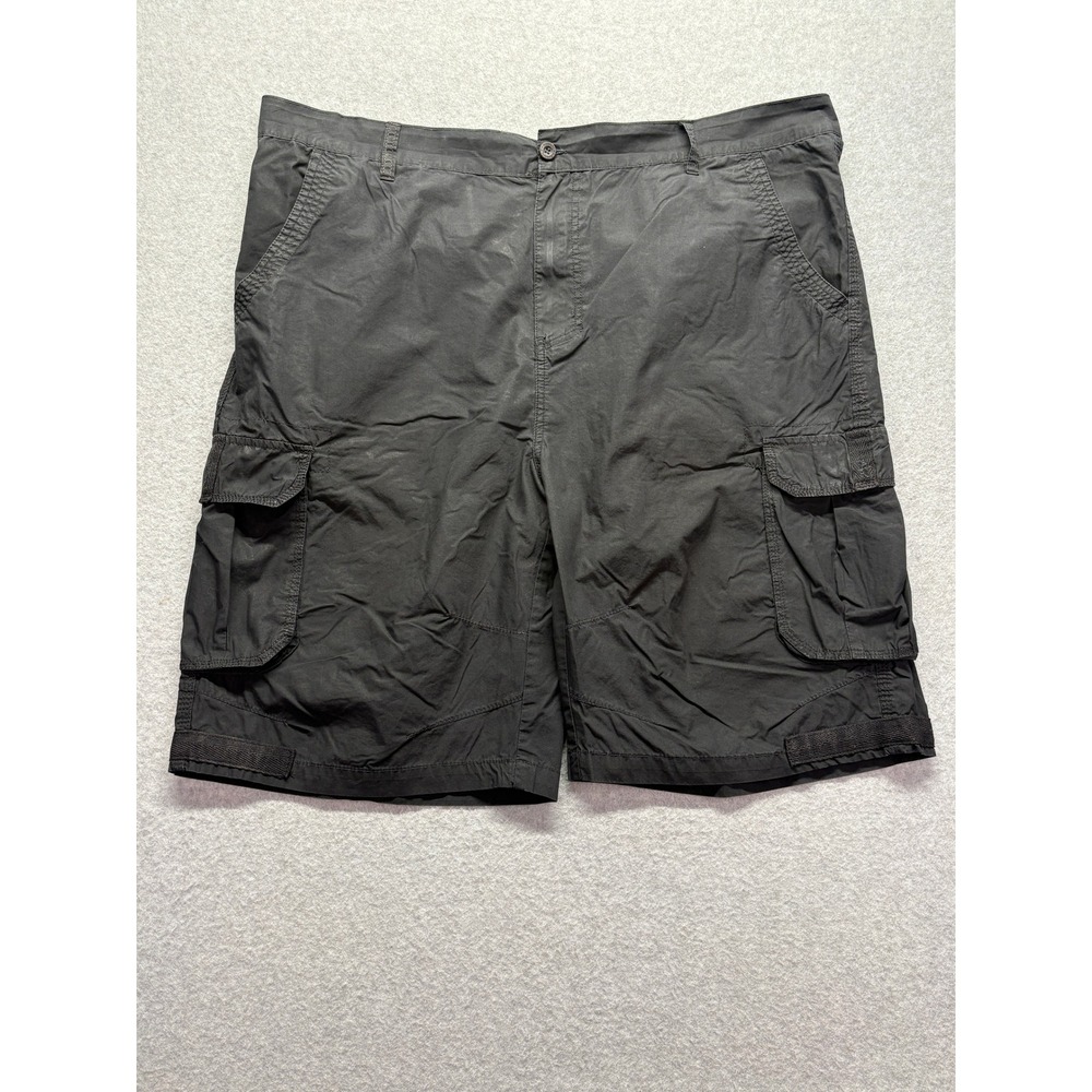 Airwalk Mens Black Cargo‎ Shorts Size 44 Cotton Utility Multi Pocket Casual